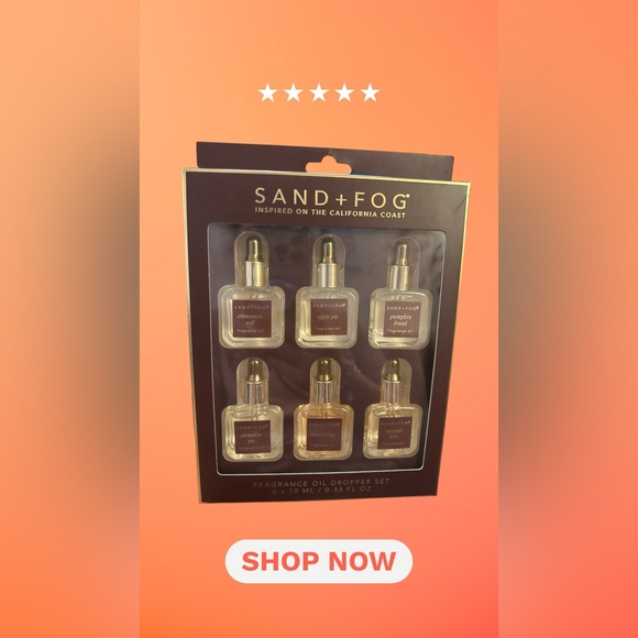 Sand + Fog Other - Sand‎ + Fog Fragrance Oil Dropper Set